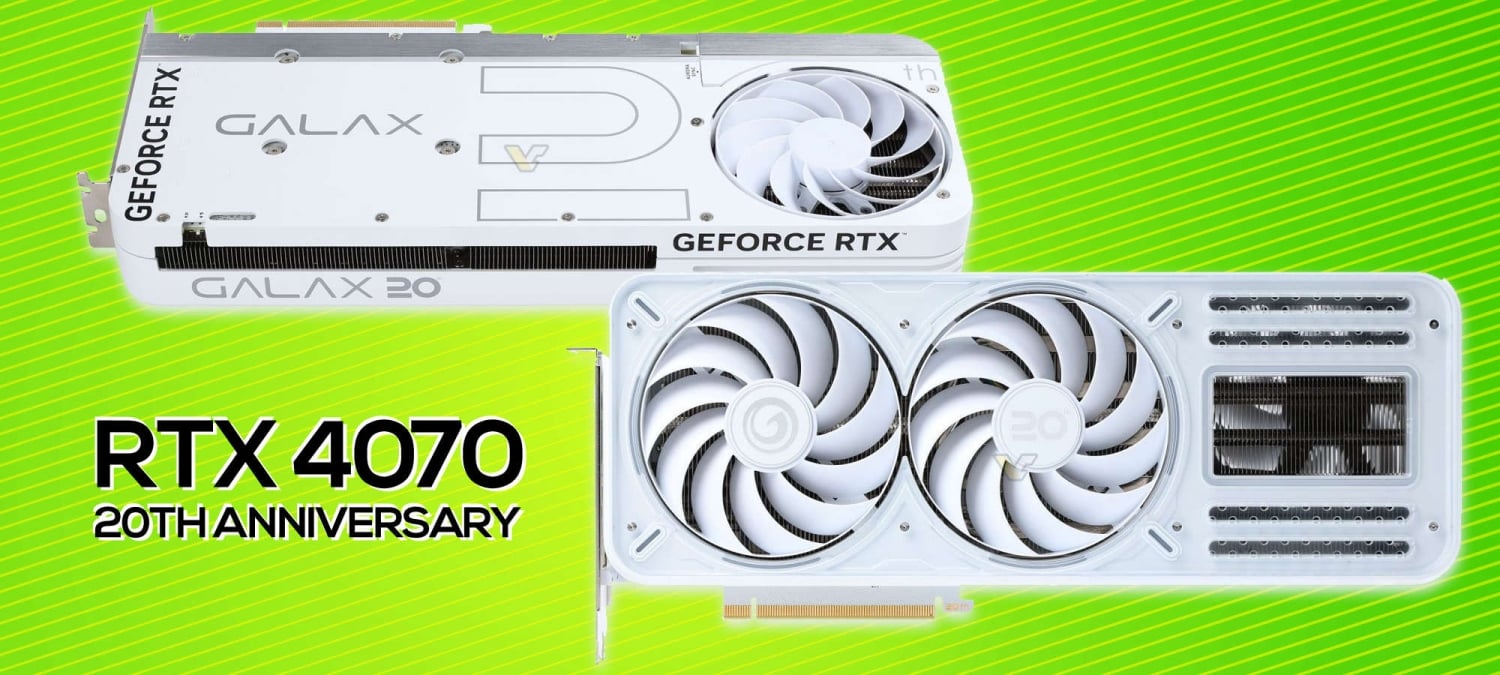 GALAX GeForce RTX 4070 20th Anniversary Edition GPU unveiled: packs hidden power connector - Vimarsana News