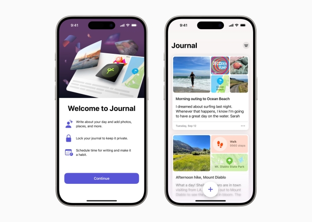 The iPhone's new Journal app is here including an API for third-party apps