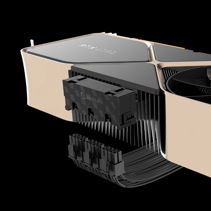 ASAKA unveils new angled 12VHPWR power adapter for GeForce