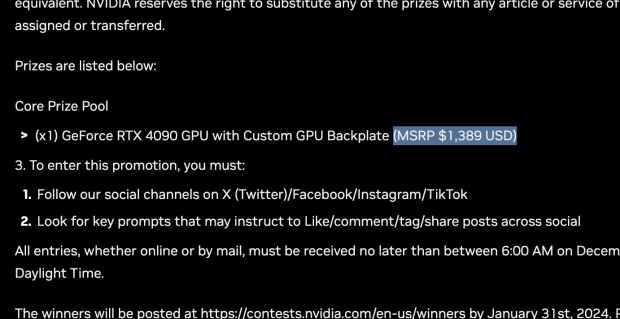 NVIDIA's new DOOM 30th Anniversary Sweepstakes page has the RTX 4090 ...