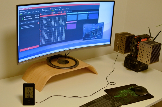 Passively cooled PC with Noctua NH-P1 heatsinks (source: u/Prestigious_Gate_615)