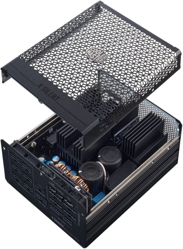 CoolerMaster's upcoming X-Silent Edge Platinum 1100W power supply (source: Hardware&Co)