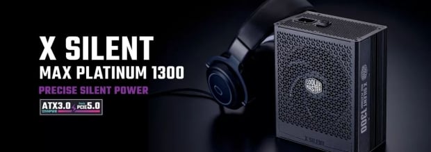 CoolerMaster's upcoming X-Silent Edge Platinum 1100W power supply (source: Hardware&Co)