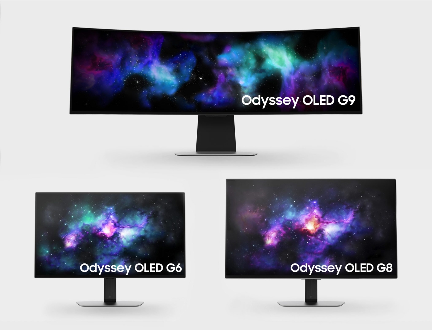 Samsung preps three new antiglare Odyssey OLED gaming monitors, full