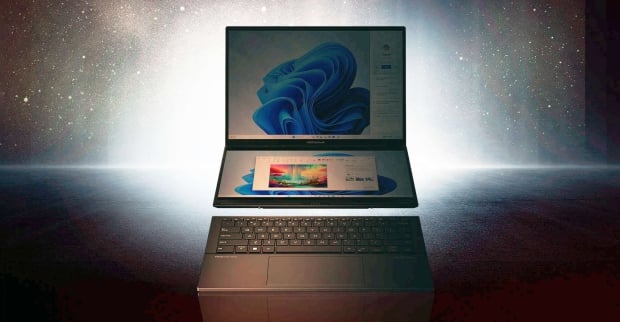 ASUS teases new Zenbook laptop with two full-sized OLED displays, full ...