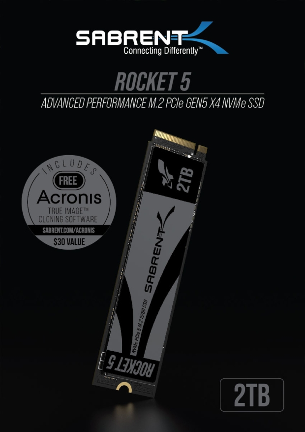 Le SSD Rocket 5 Gen5 de Sabrent avec des vitesses de 14 Go/sec+ n'a besoin que du dissipateur thermique de votre carte mère 507