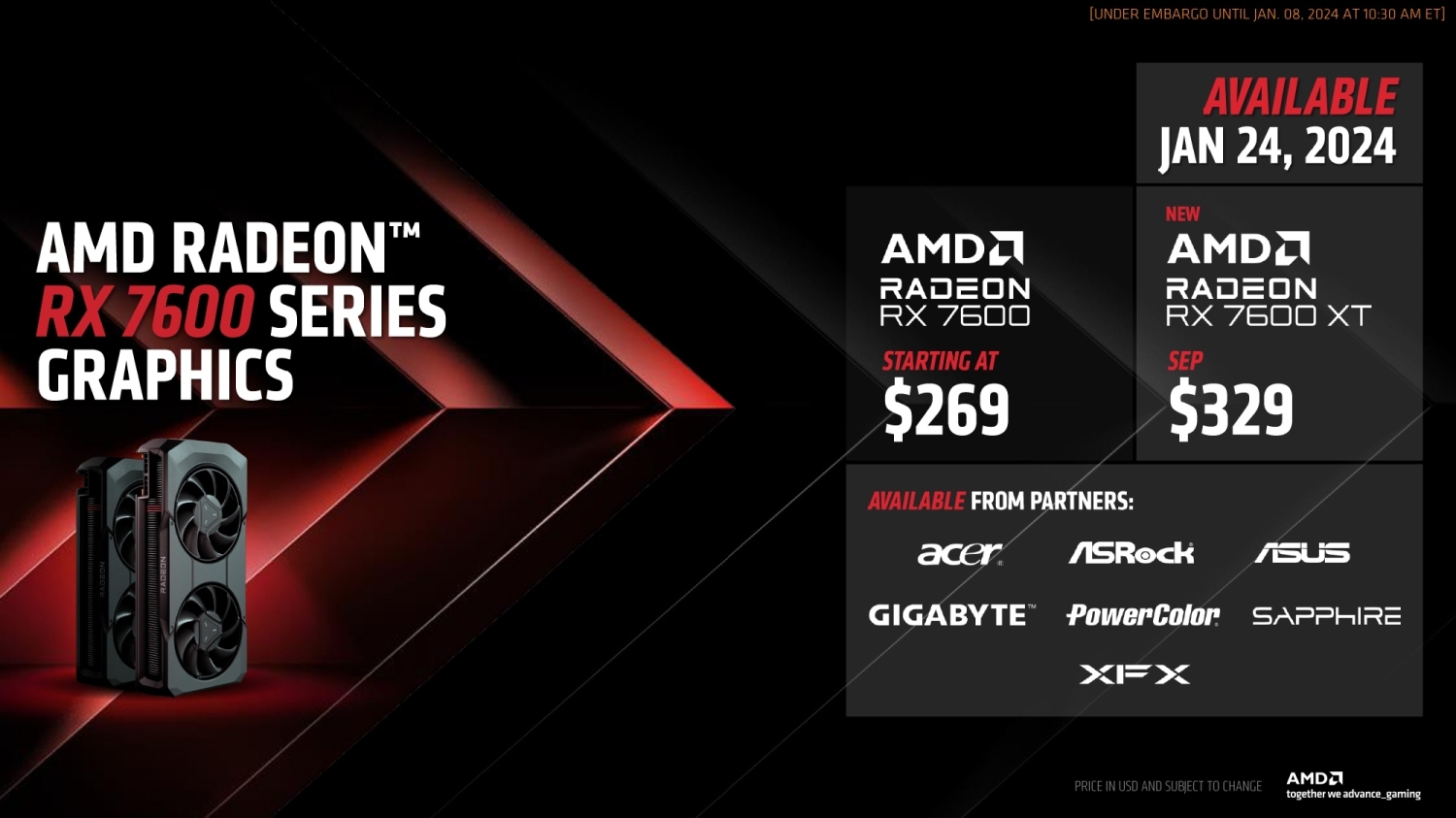 AMD Launches Radeon RX 6600: More Mainstream Gaming For $329