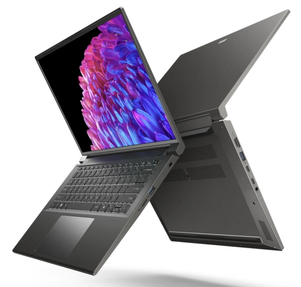 Acer's new Swift X 14 AI laptop (source: Acer)
