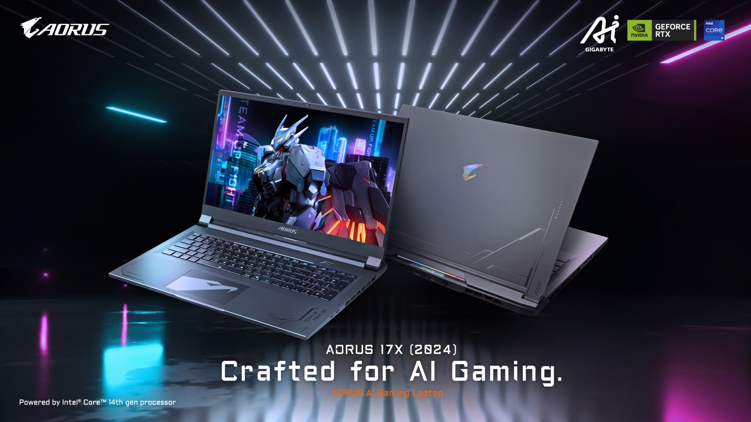 GIGABYTE S New AORUS 17X Gaming Laptop Up To Core I9 14900HX Up To