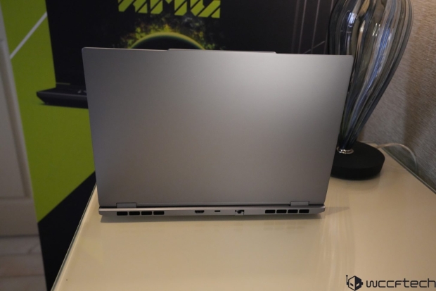 XMG's prototype 15.3-inch gaming laptop with an Intel Core Ultra "Meteor Lake" CPU (source: Wccftech)