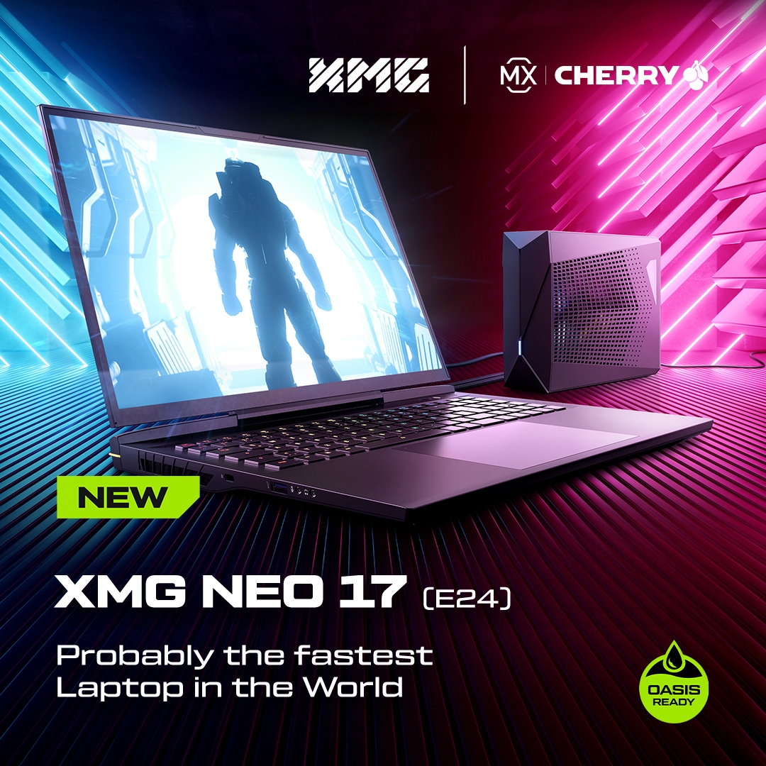 XMG's new NEO 17 gaming laptop: Intel Core i9-14900HX + NVIDIA