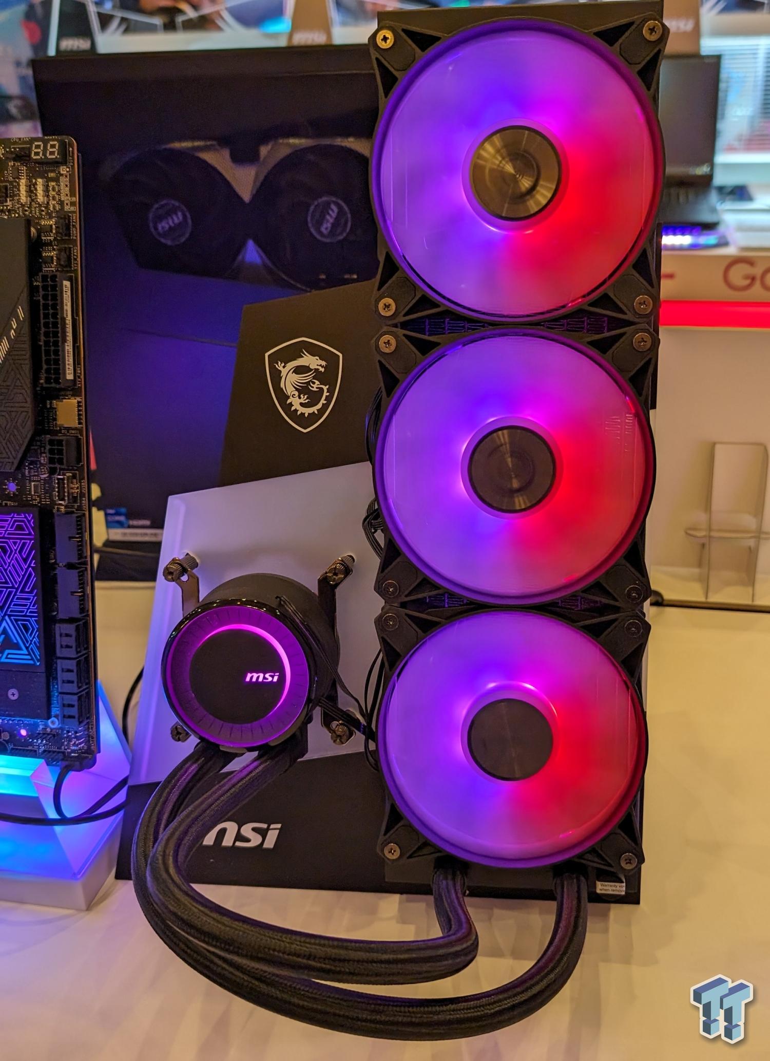 【値下】MSI MAG CORELIQUID E360 MSI shows us its new MAG CORELIQUID E360 at CES 2024, and it has