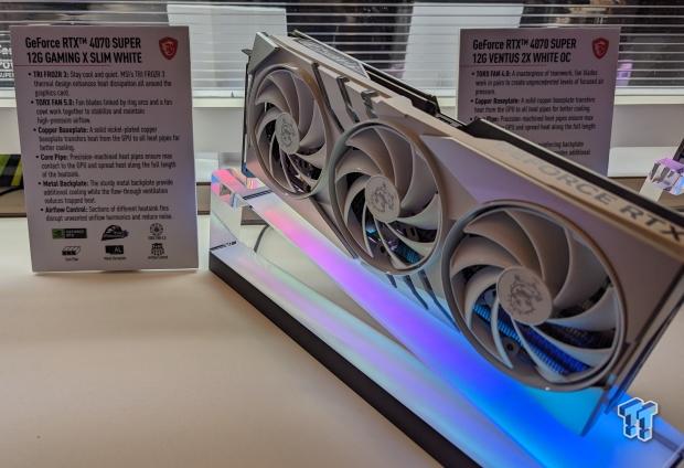 MSI nous a teasé avec sa gamme de nouveaux GPU NVIDIA GeForce RTX 4080 et 4070 Super au CES 2024 3