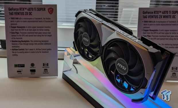 MSI nous a teasé avec sa gamme de nouveaux GPU NVIDIA GeForce RTX 4080 et 4070 Super au CES 2024 5