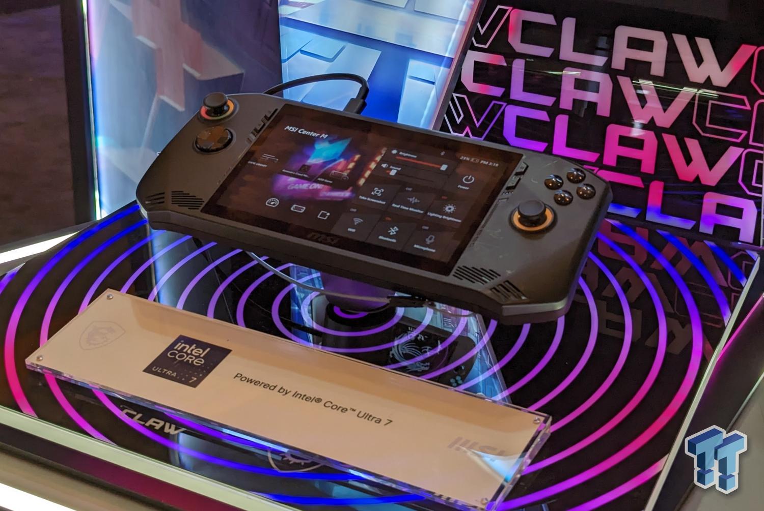 MSI has a gaming handheld now, too we checked out the MSI Claw at CES