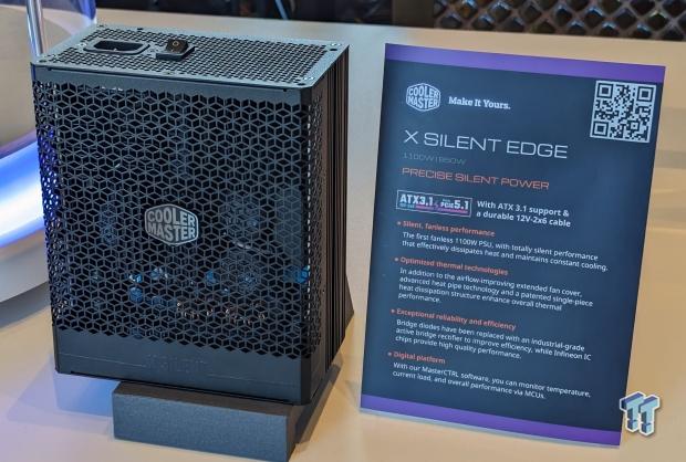 Cooler Master showed new silent PSUs at CES 2024, including the X Silent Edge and X Silent Max 2