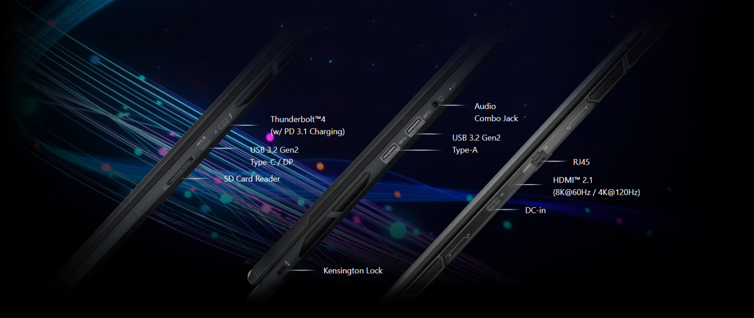 TweakTown Enlarged Image - MSI's new Stealth 18 AI Studio A1V laptop (source: MSI)