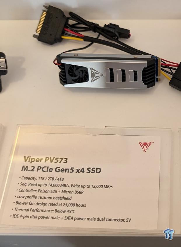 Patriot showed new PCIe Gen5 SSDs in its Viper brand line at CES 2024 3 Patriot showed new PCIe Gen5 SSDs in its Viper brand line at CES 2024 3