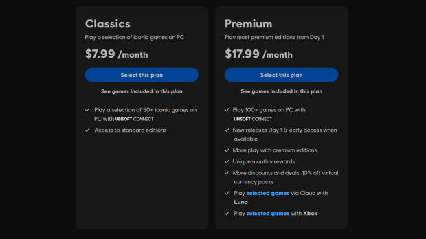 Ubisoft innovates subscription market with back catalog tier 2