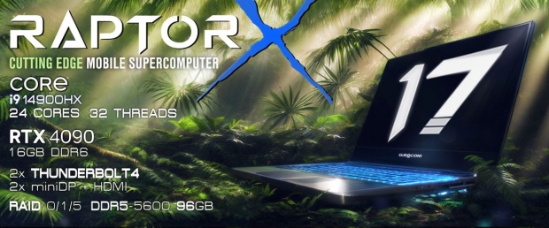 Eurocom Raptor X17 laptop: up to Core i9-14900HX, RTX 4090, 24TB SSD, 96GB RAM 63 Eurocom Raptor X17 laptop: up to Core i9-14900HX, RTX 4090, 24TB SSD, 96GB RAM 63