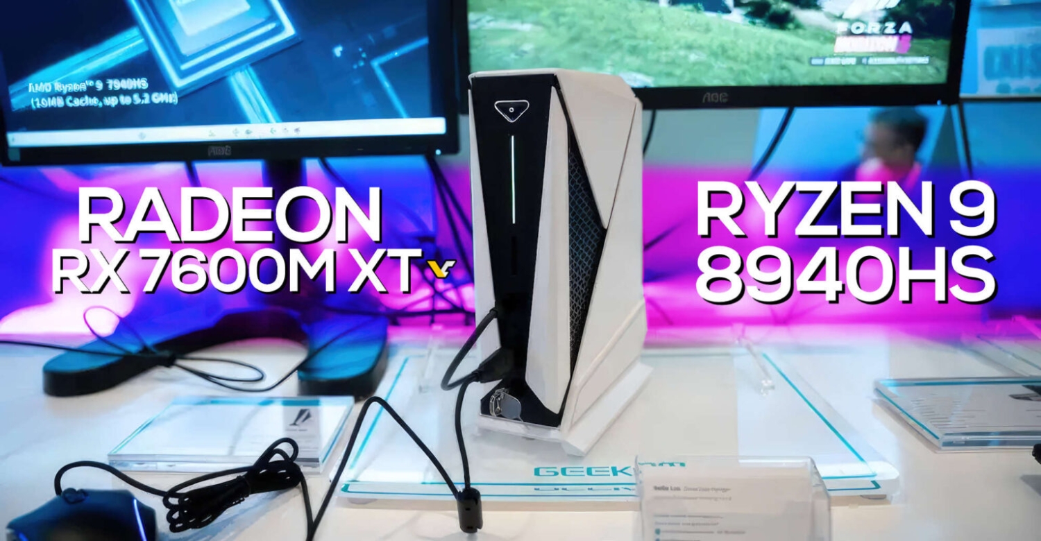 GEEKOM APro8 Max Mini-PC: AMD Ryzen 9 8940HS and Radeon RX 7600M