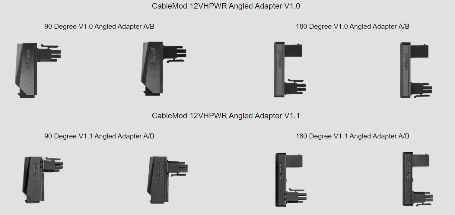 25,300 x CableMod '12VHPWR' angled adapters recalled, they cause