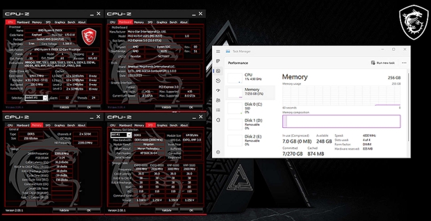 256GB RAM on MSI motherboard (source: MSI)