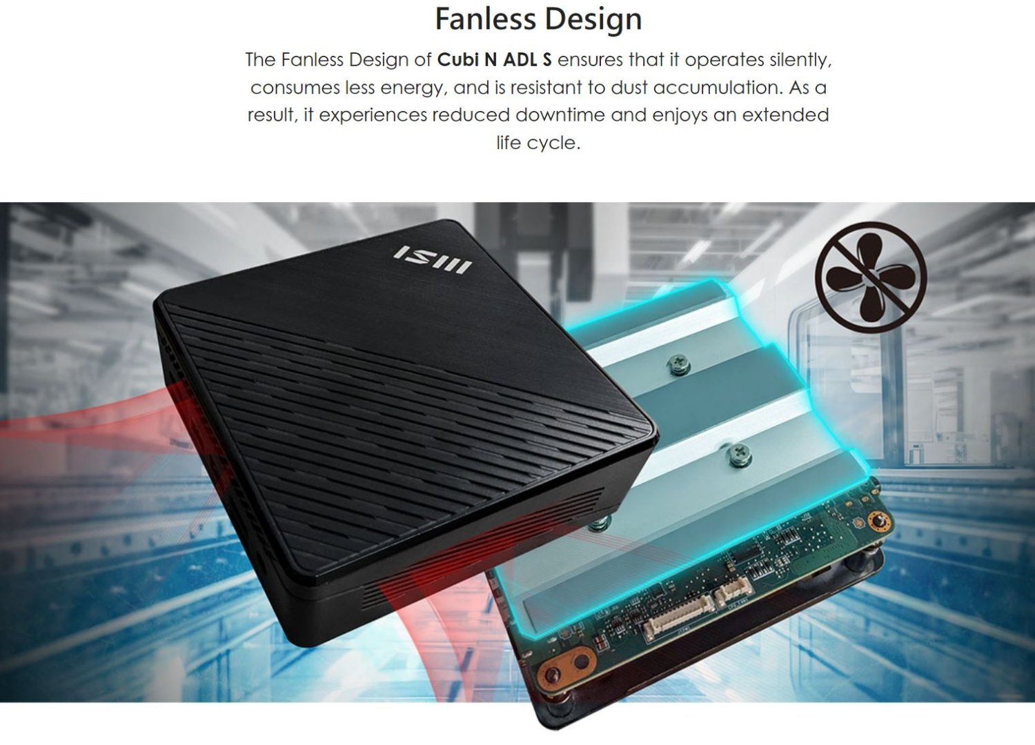 Msi Cubi N Adl With Intel N Fanless Mini Pc With Intel Alder Lake N Cpu