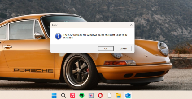 Microsoft now forces you to install its internet browser to access Outlook 15615
