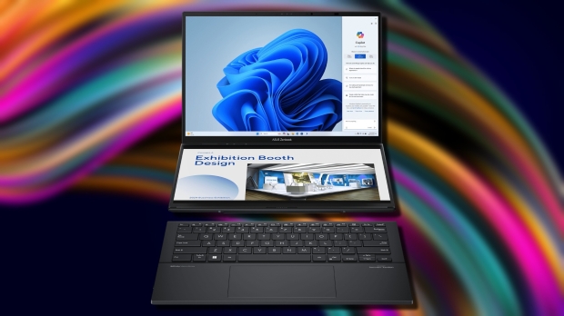 Zenbook DUO firmy ASUS to nowy laptop z dwoma 14-calowymi ekranami dotykowymi OLED i odłączaną klawiaturą 01