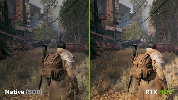 RTX HDR uses AI to bring impressive High Dynamic Range lighting to thousands of games, image credit: NVIDIA.