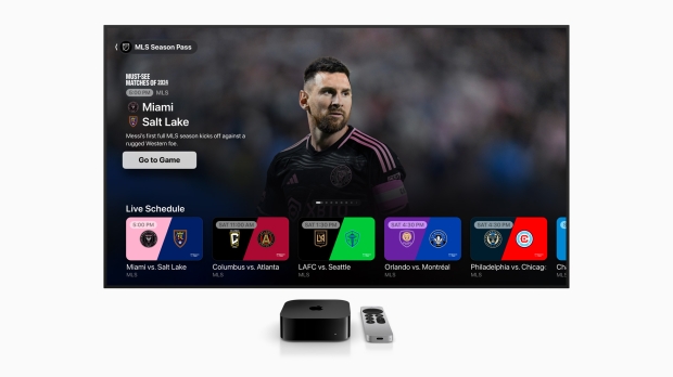 Open enlarged image Apple confirms the 2024 MLS Season Pass kicks off today on Apple TV
