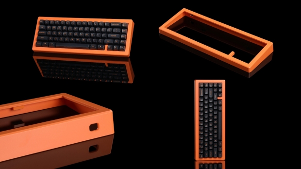 DROP CSTM65 mechanical keyboard features a magnetic decorative top case you can swap out