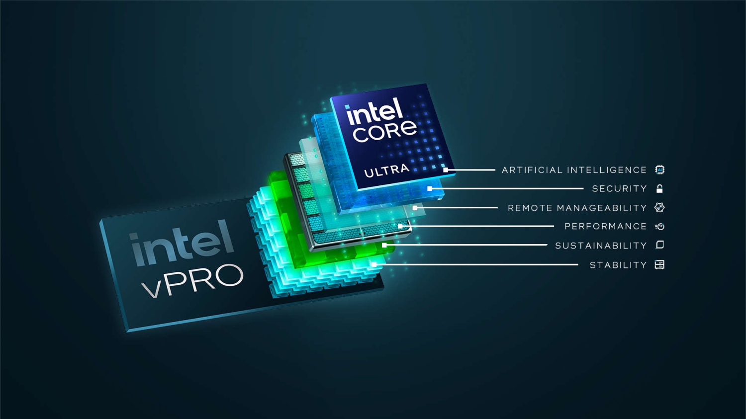 Intel vPro technology is coming to Core Ultra 100 'Meteor Lake' AI mobile processors