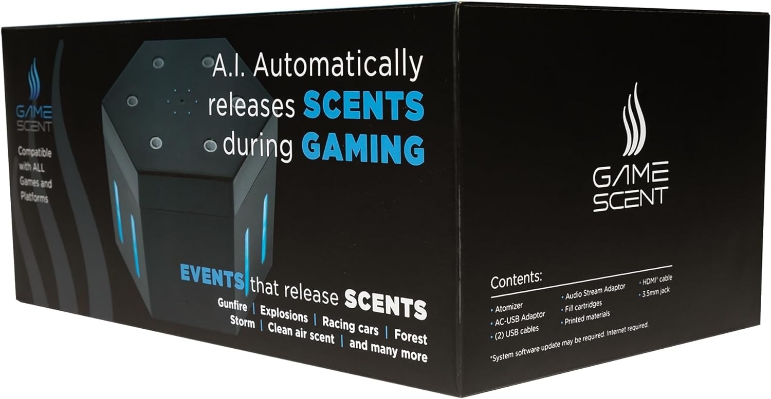 GameScent announced AI releases real scents during your games gunfire