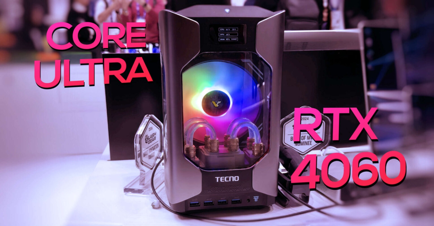 Tecno PC Gaming Mini MEGAMINI G1 – Intel I7-13620H, 16GB RAM, 1TB SSD, RTX 4060 8GB, Watercooling, Windows 11 Home