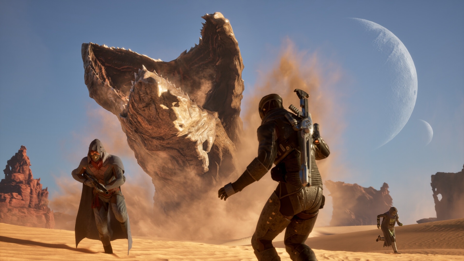 Dune Awakening is an Unreal Engine 5 powered survival game set on the harsh  planet of Arrakis