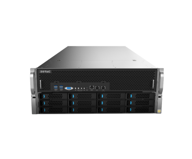 ZOTAC's new HPC server can take 2 x Intel Xeon CPUs, 10 x