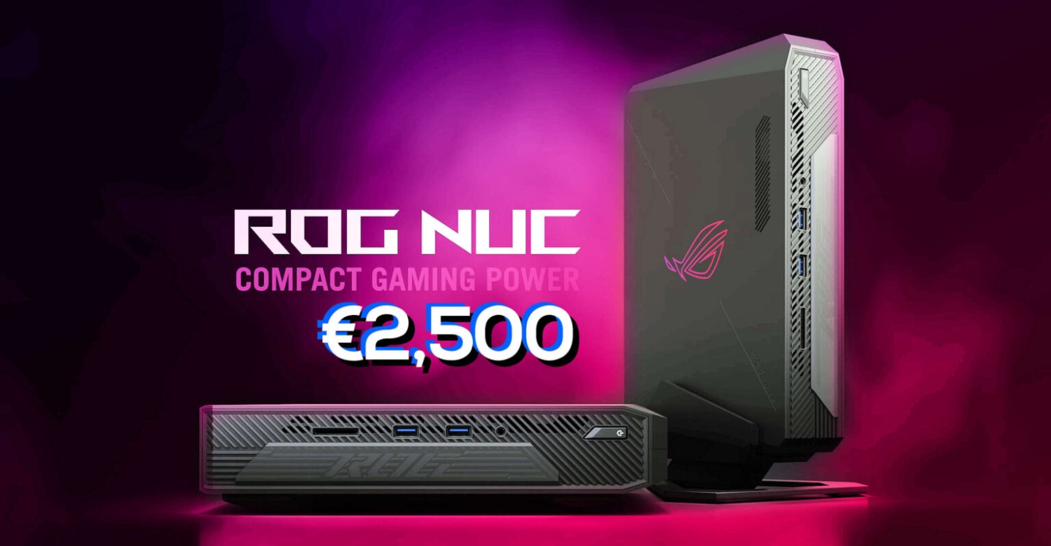 ASUS ROG NUC compact gaming PC costs 2500 with Core Ultra 9 185H and