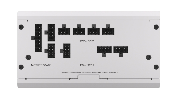 Corsair's new white RMx SHIFT 750W to 1200W PSUs have side-mounted connectors 404