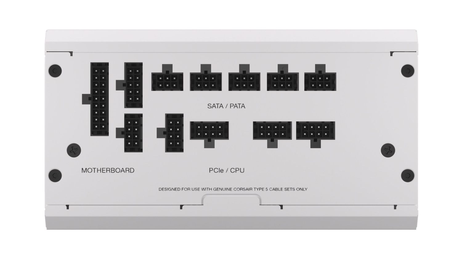 Corsair's new white RMx SHIFT 750W to 1200W PSUs have side-mounted