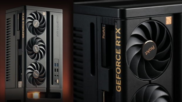 Custom case built to match the size and showcase ASUS ProArt GeForce RTX GPU is gorgeous