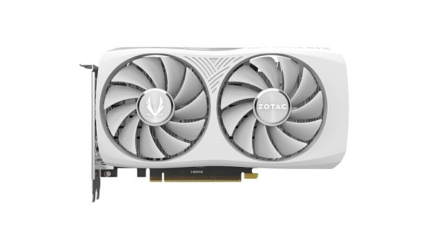 Zotac's RTX 4060 Twin Edge OC in white is currently dropped down by the best part of 10% in price (Image Credit: Zotac) Zotac's RTX 4060 Twin Edge OC in white is currently dropped down by the best part of 10% in price (Image Credit: Zotac)