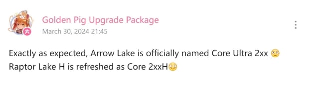 Intel Arrow Lake CPUs will be Core Ultra 200 series, Raptor Lake-H Refresh is Core 200H series 19