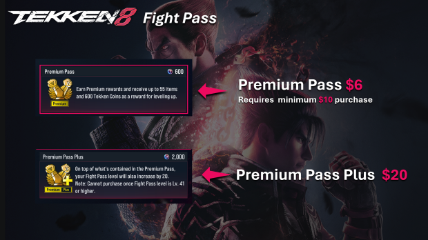 Le booster Tekken 8 Fight Pass coûte 20 $, soit 3 fois plus cher que le Battle Pass actuel 29