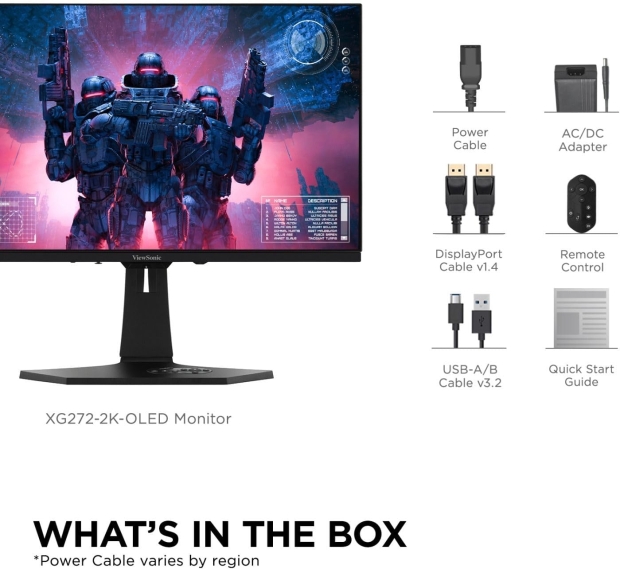 Il monitor da gioco ViewSonic XG272-2K-OLED presentato per gli Stati Uniti a $ 899 154141414