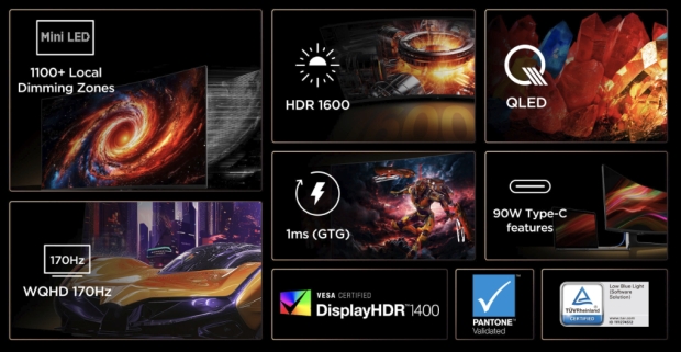 TCL presenta due nuovi monitor da gioco Mini-LED di fascia alta: 4K 160Hz e 3440 x 1440 170Hz 120