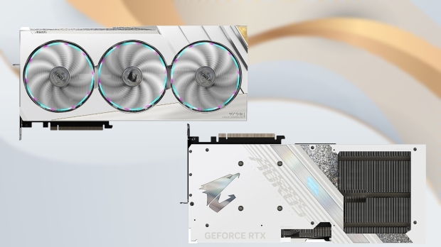Karta graficzna AORUS GeForce RTX 4080 SUPER XTREME ICE 16G, źródło obrazu: GIGABYTE.