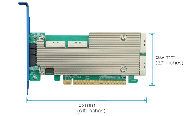 HighPoint の新しい PCIe Gen5 SSD PCIe カードは、32 台の SSD、スロット 24 あたり最大 960TB Gen5 SSD ストレージをサポートします