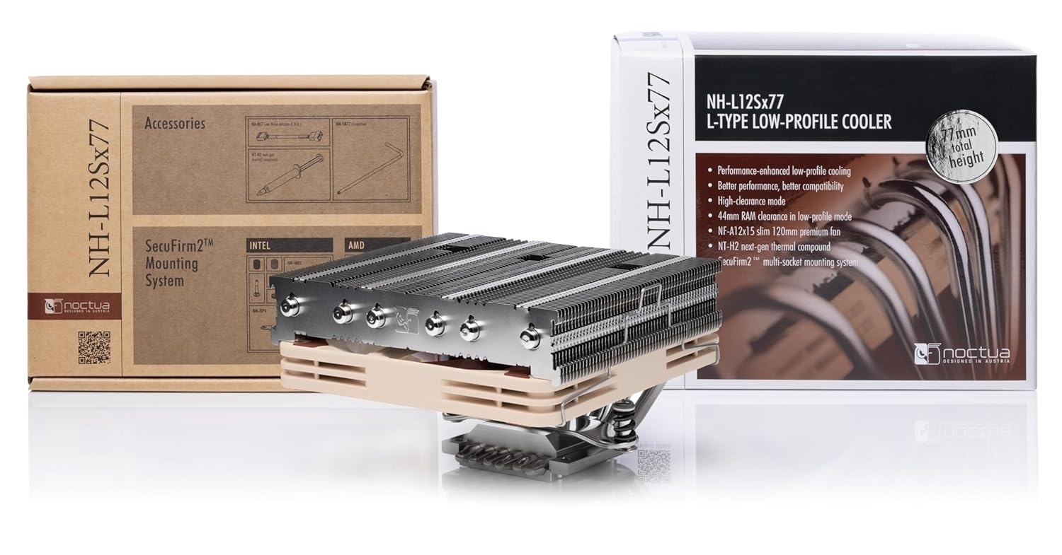 Noctua's new NH-L12Sx77 low-profile CPU cooler is perfect